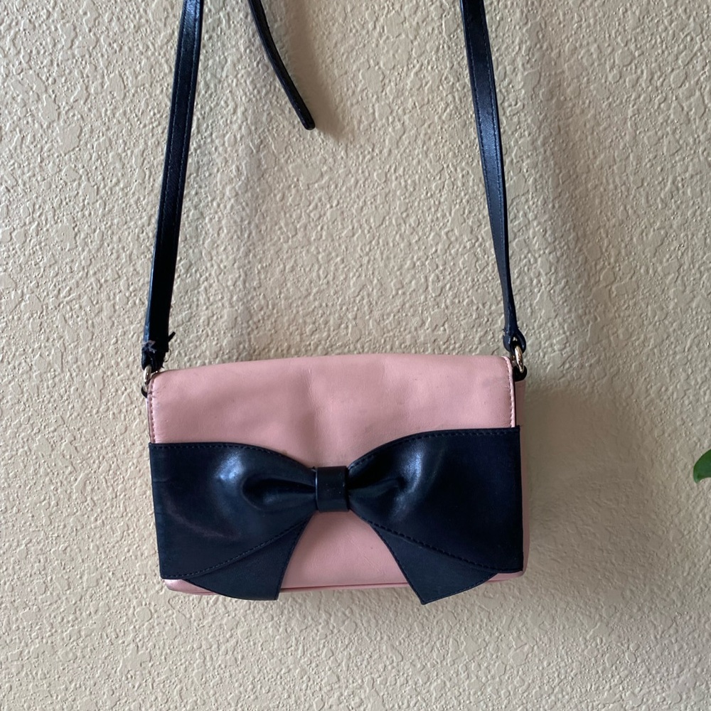 Kate Spade Pink and Black Crossbody Bag